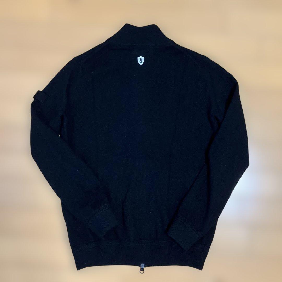 PEARLY GATES カシミヤ100% ブラック Wジップ　サイズ1