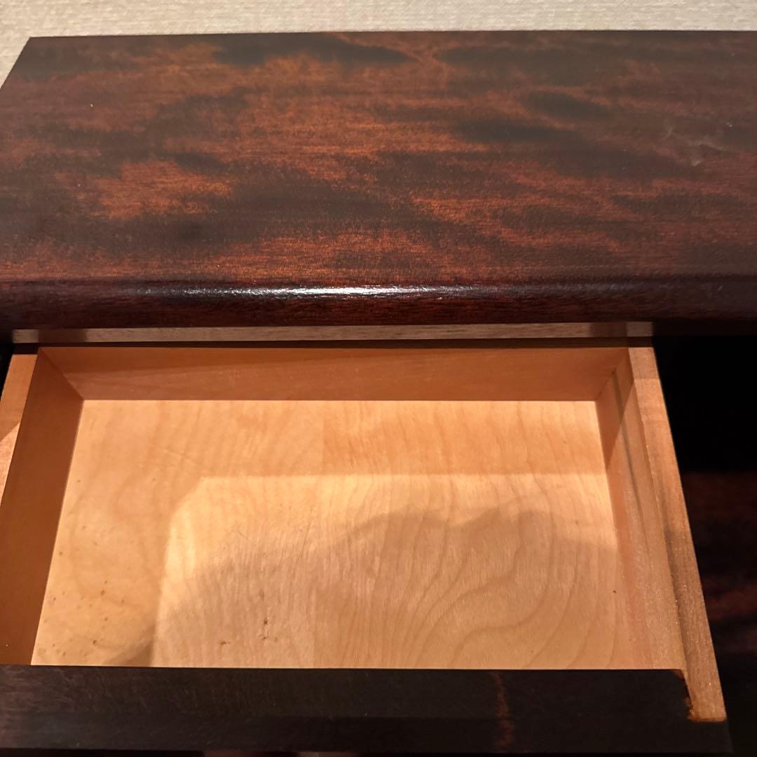 ナ*)様 松本民芸家具 ライティングビューロー 引き出し付き チェスト 薄型