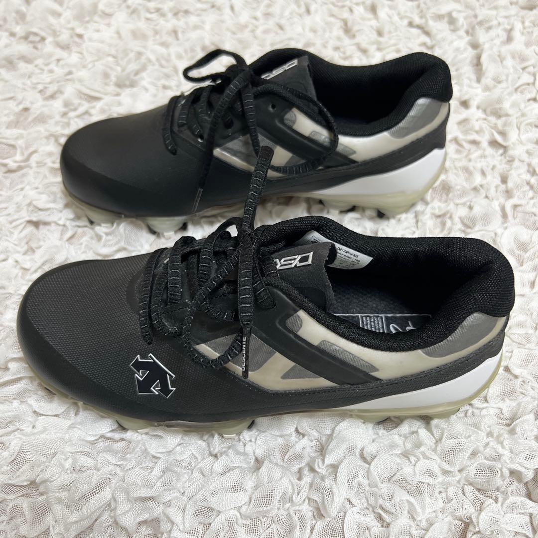 【お値下げ歓迎、即日発送】デサントゴルフ　スパイク　新品未使用　ブラック23cm