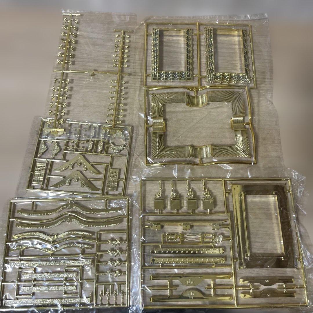 希少絶版・金色豪華仕様！日光東照宮「陽明門」未開封パーツ完備モデル. Ln138