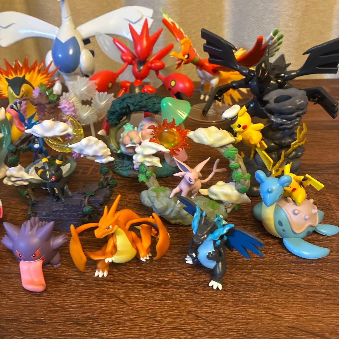 ポケモン フィギュア まとめ売り リーメント ブラッキー エーフィ ピカチュウ