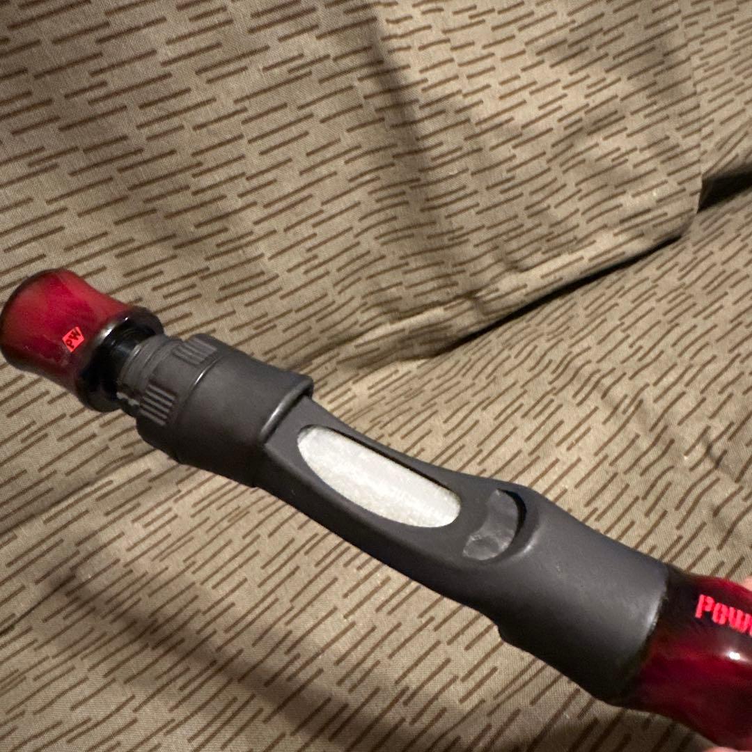 パワフルワーカーグリップ TYPE1 赤黒 ベイト カスタム