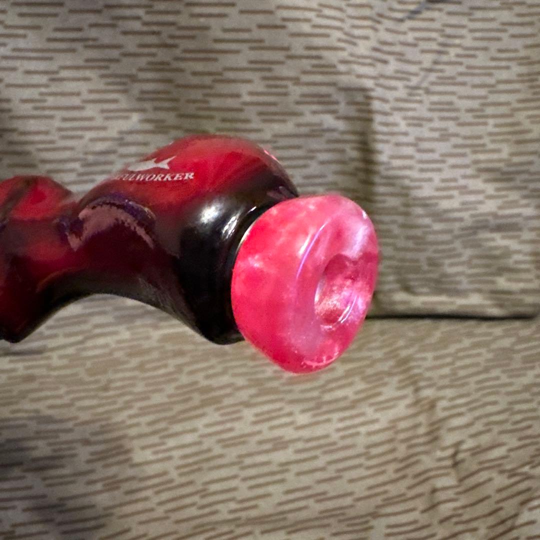 パワフルワーカーグリップ TYPE1 赤黒 ベイト カスタム