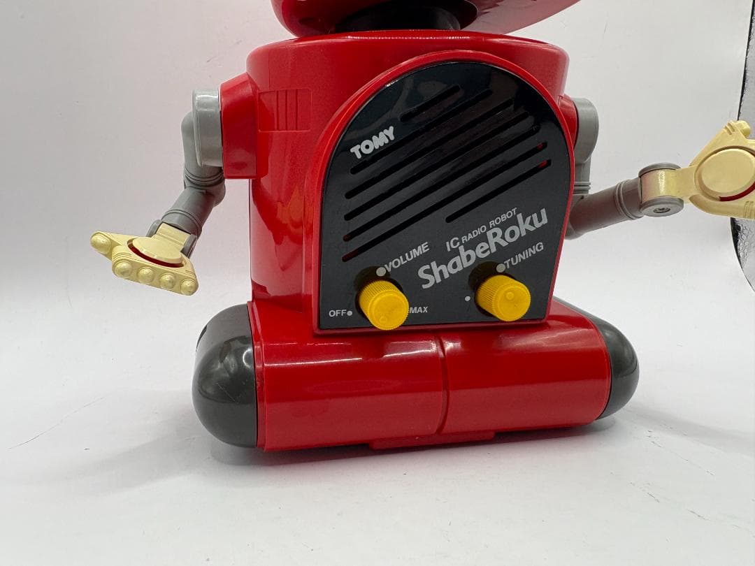 おしゃべりラジオロボ しゃべろく レッドカラー トミー TOMY レトロ