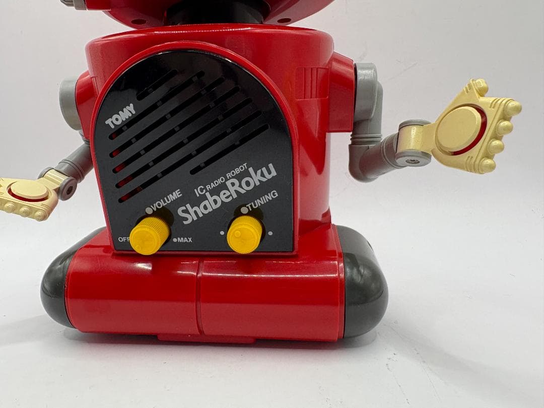 おしゃべりラジオロボ しゃべろく レッドカラー トミー TOMY レトロ