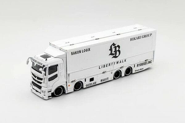 GCD 1/64 三菱 ふそう LB-TRUCKS リバティウォーク 3台セット