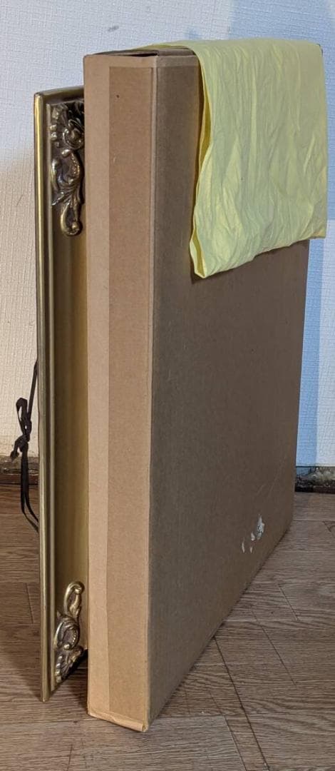 【真作】絵画　油彩6号　ノイシュヴァンシュタイン城　箱・黄袋入　X73