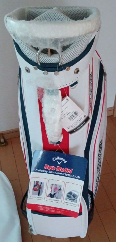 Callaway スタンドバッグ ホワイト・レッド・ネイビー
