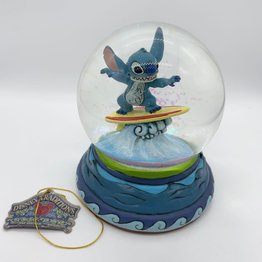 ディズニートラディション　スティッチ　スノードーム