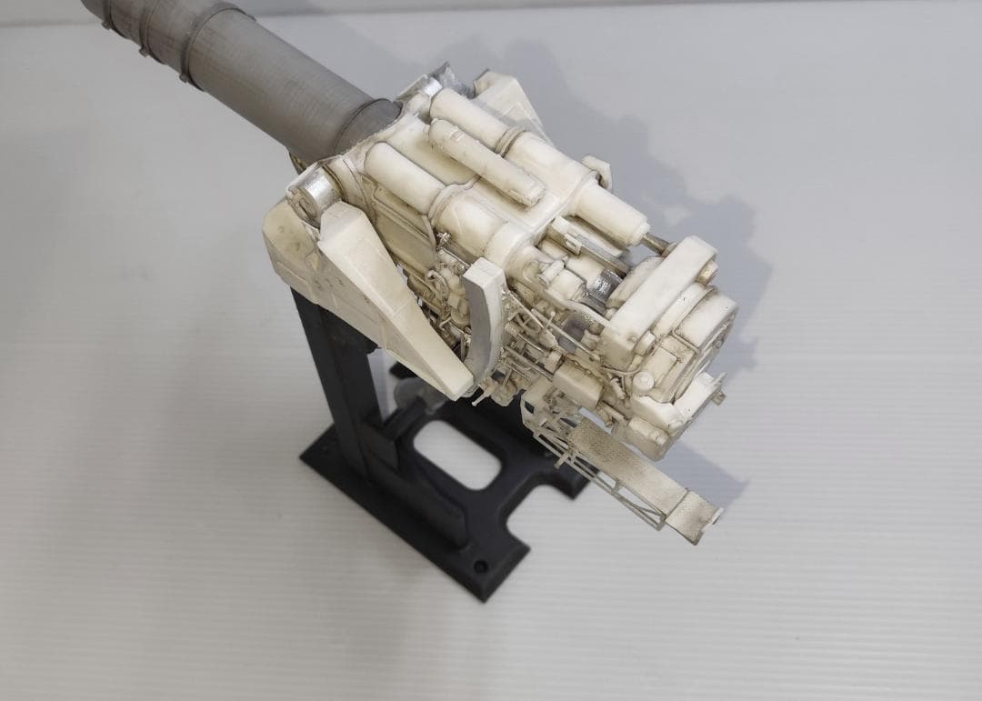 戦艦大和　46cm主砲組み立てキット(1/48スケール)　左砲