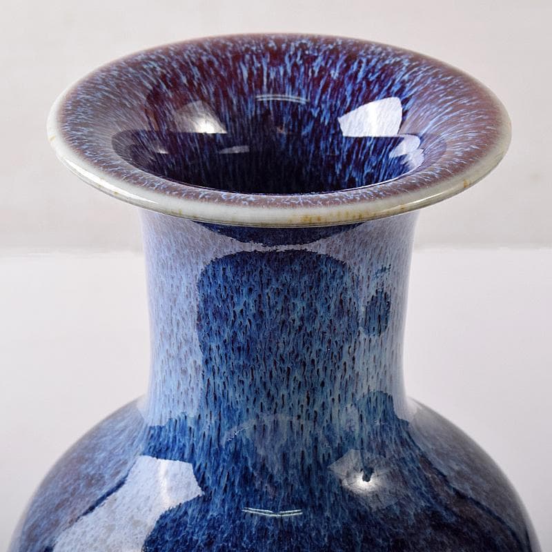 中国　大清康熙年製　海鼠釉瓶　M　R8741B