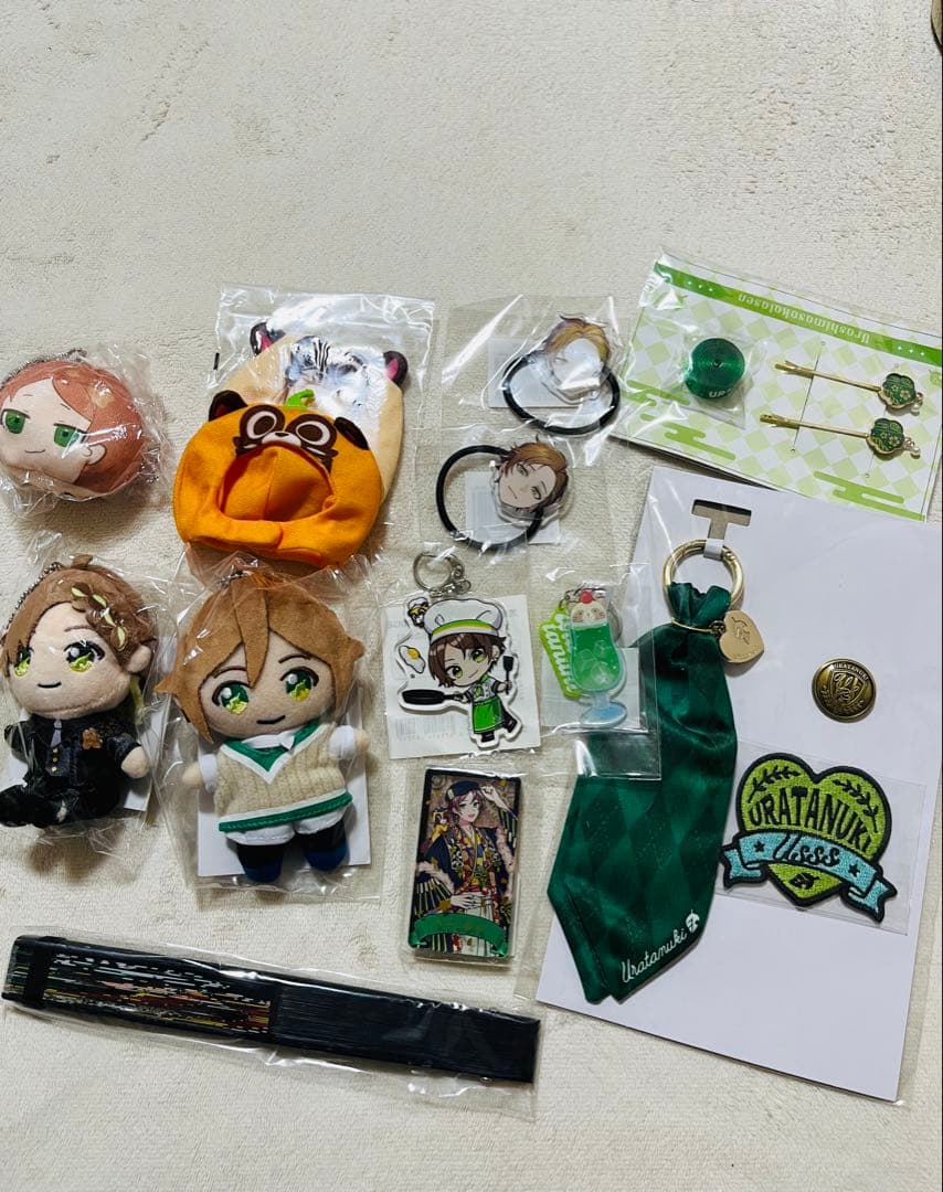 浦島坂田船 うらたぬきさん 缶バッジ・フォトカード・グッズセット