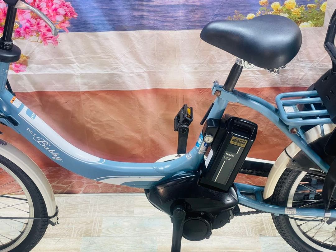 人気モデル！パスバビー12AH⭐️ヤマハ子供乗せ電動自転車Y3279