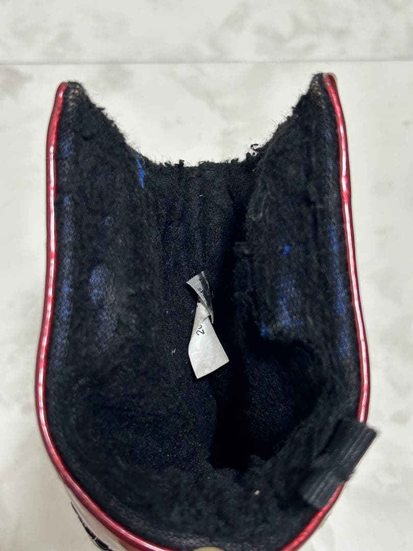 美品　マスターバニー　ツアーレッド　キャディバッグ　ヘッドカバー　エナメル　６点