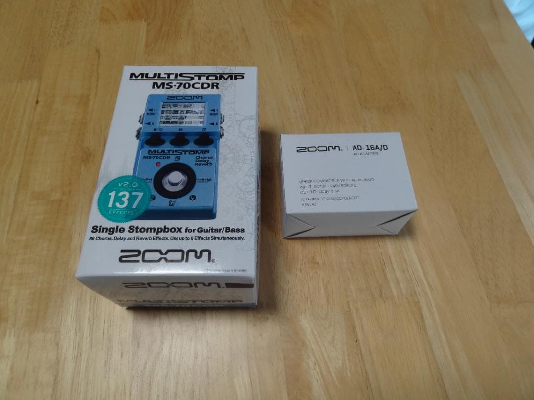 ZOOM MS-70CDR ギターエフェクター　純正アダプター