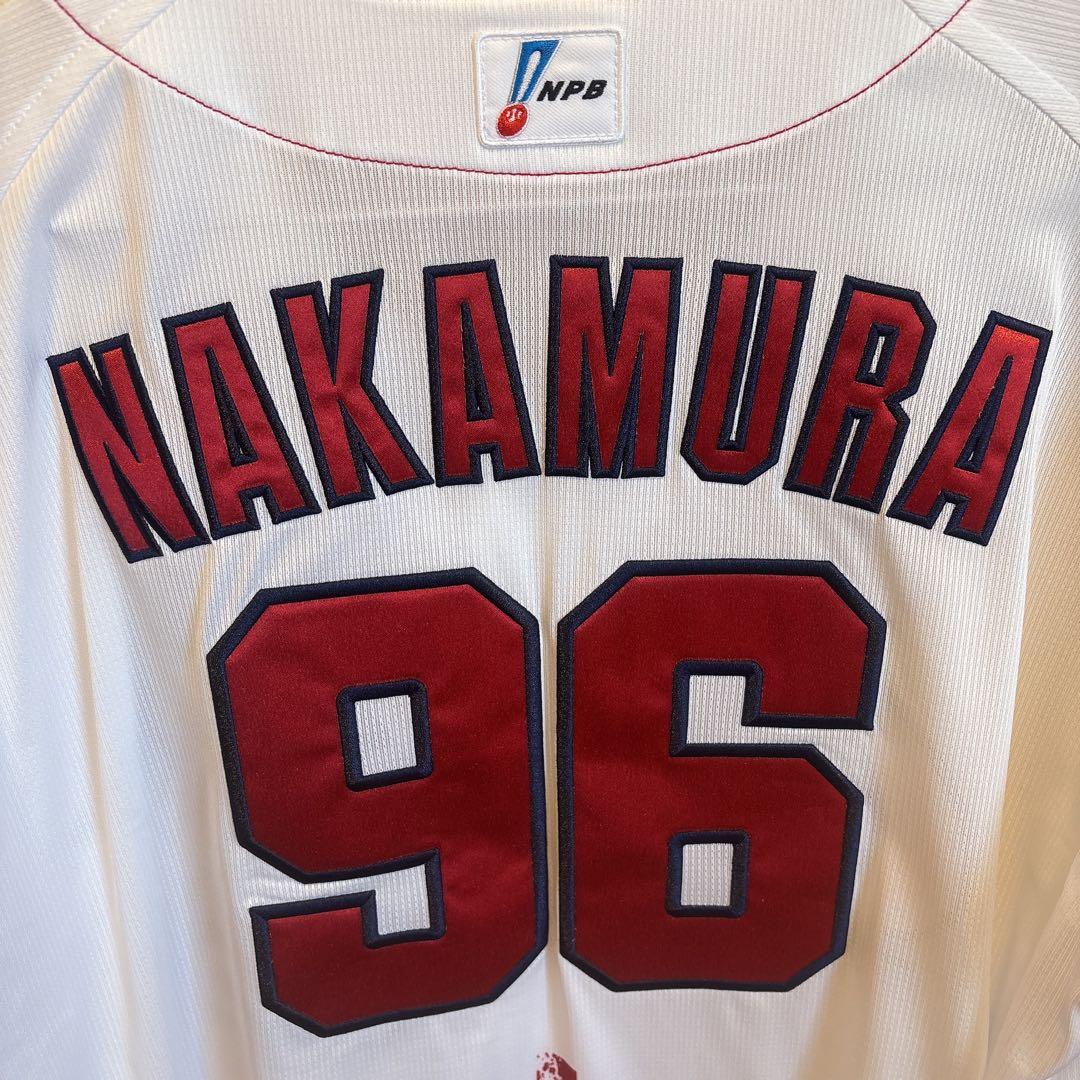 広島東洋カープ　中村奨成　プロコレクションユニフォーム（ホーム）Ｏ（XL）