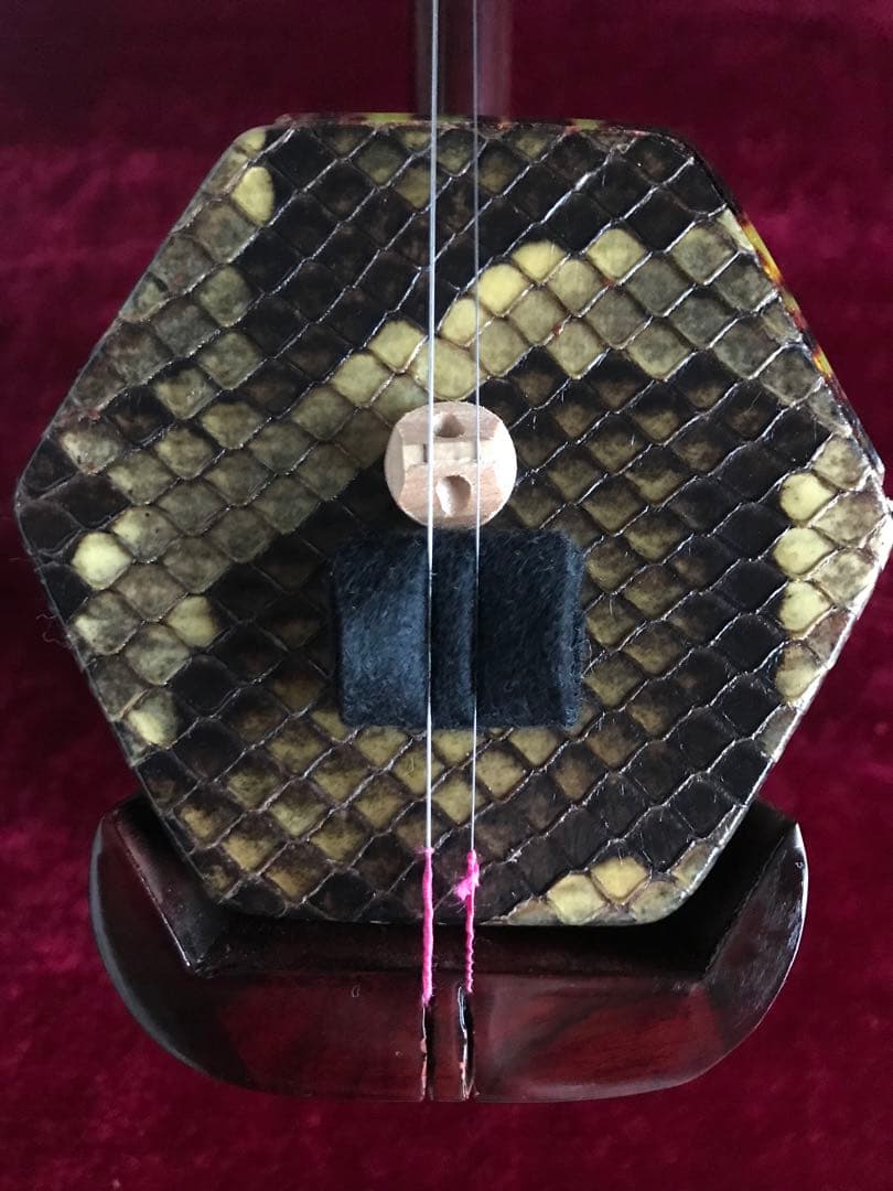 格安・二胡★紫檀精品★錦蛇皮★万菊根二胡製作★十年保証★二胡必需品揃い