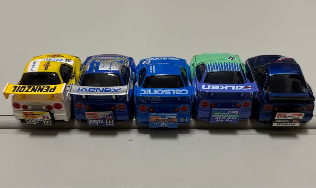 ★リアルギミック　チョロＱ　スカイライン GT-R R34 5台セット★