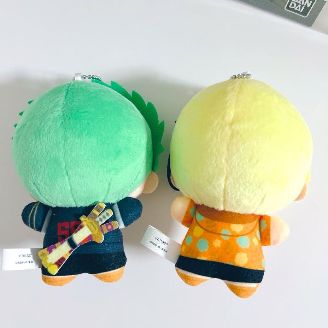 ワンピース 応募者全員サービス ゾロ サンジ ちびぐるみ 2体　エッグヘッド