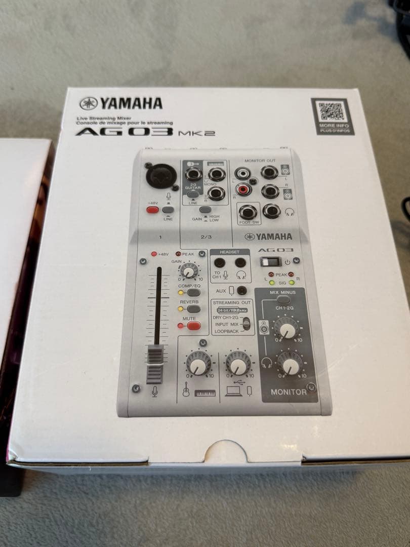 美品 配信セット一式Yamaha AG03 audiotechnica