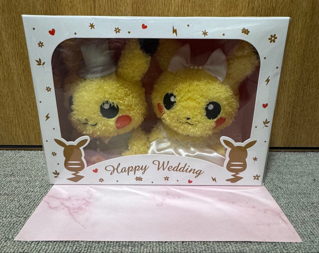 ピカチュウ もこもこ ウェディング ぬいぐるみ