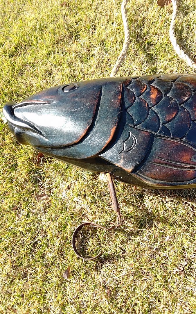 自在鉤の特大鯉　92センチ