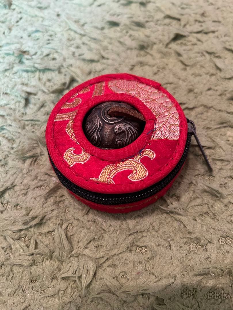 ネパールのドラゴン模様ティンシャ