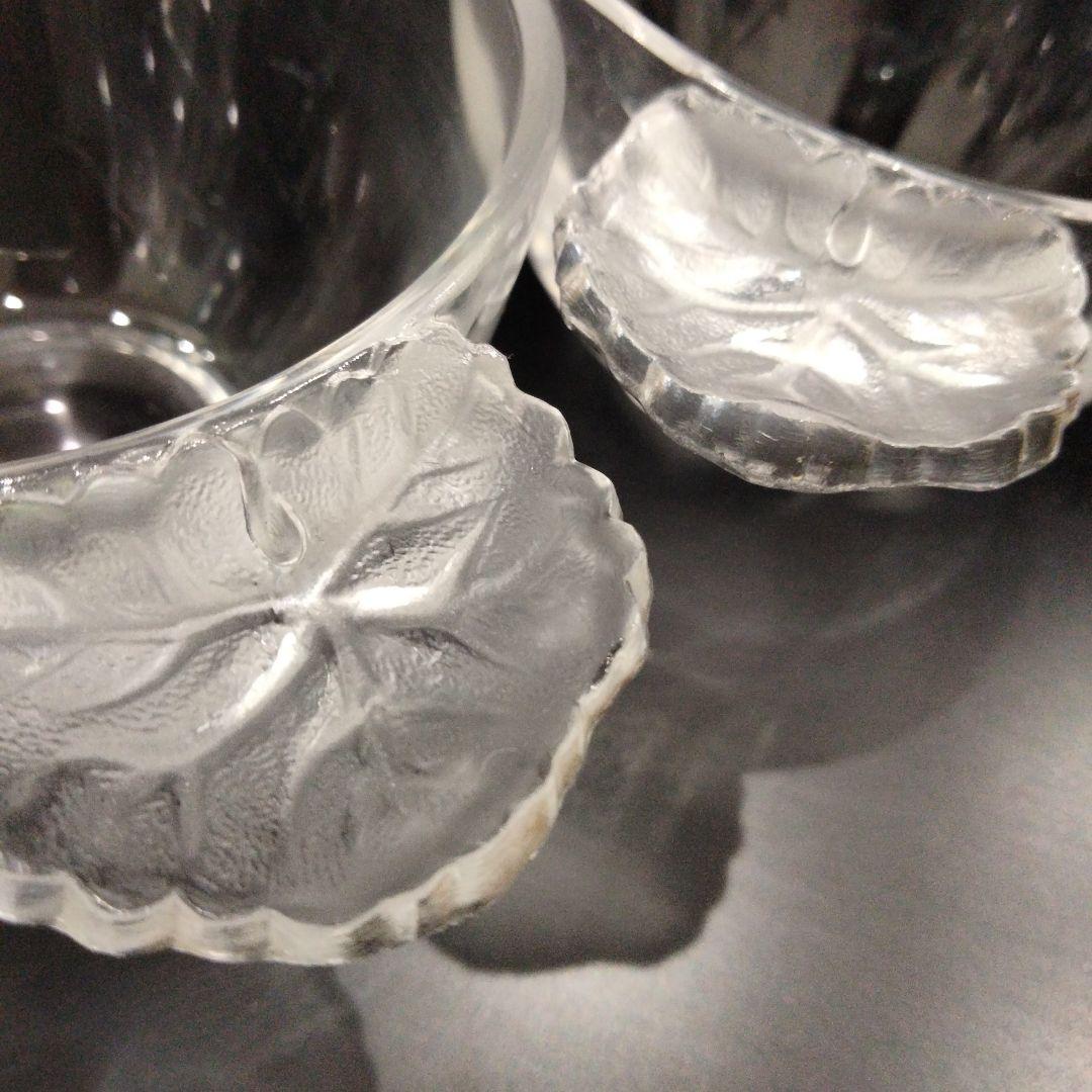 S194-1 ラリック オンフルール 持ち手付カップ 2客セット 高さ6㎝ V