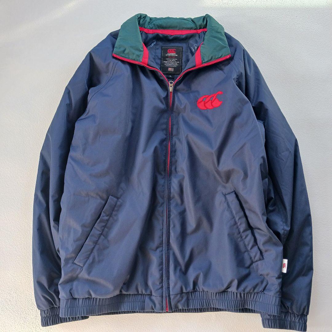 カンタベリー　ジップアップジャンパー　ブルゾン　キウイ　ロゴ刺繍　3L　ラグビー