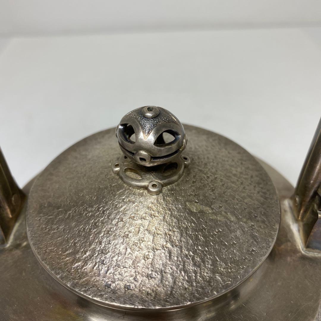 純銀刻印　槌目　銀瓶　387g トウオ　東さ7-0607☆2F