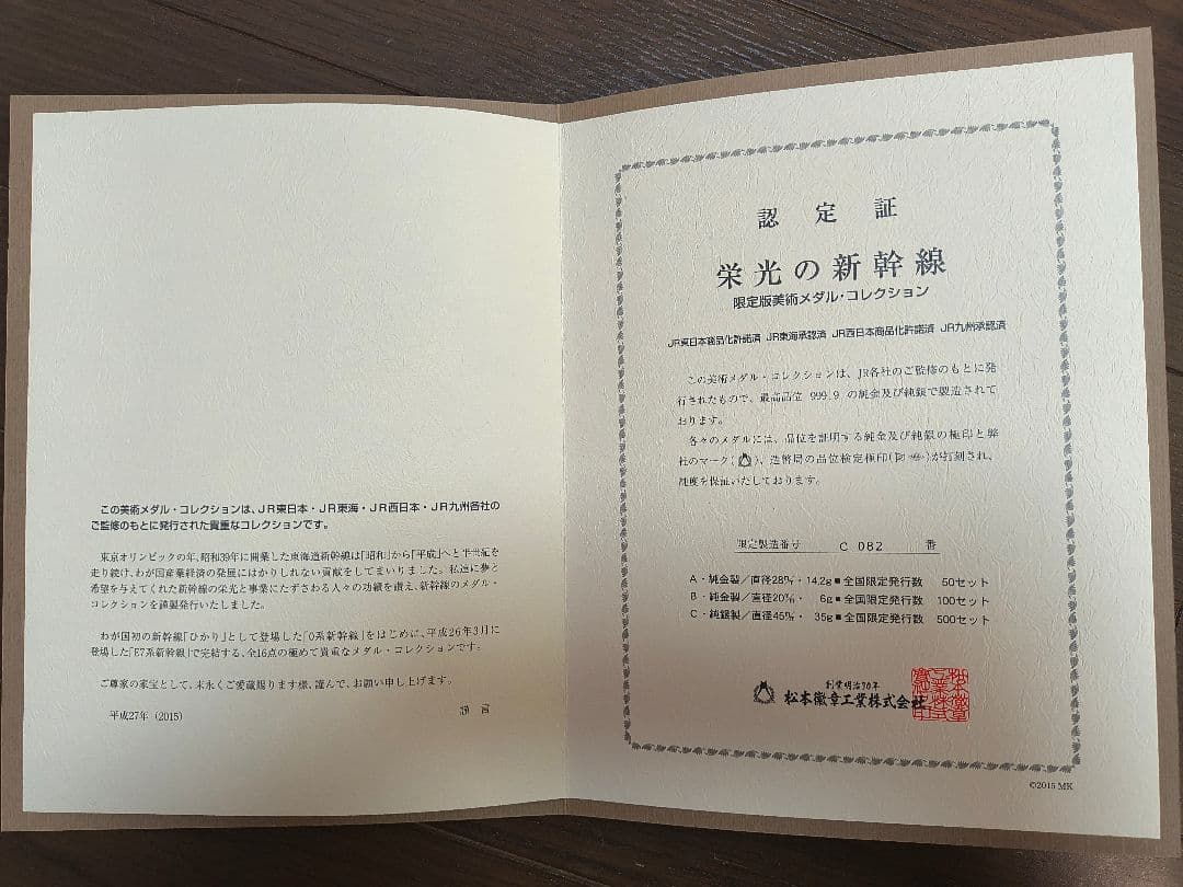 栄光の新幹線 記念メダル 鉄道 電車 銀 金 ゴールド 模型 N
