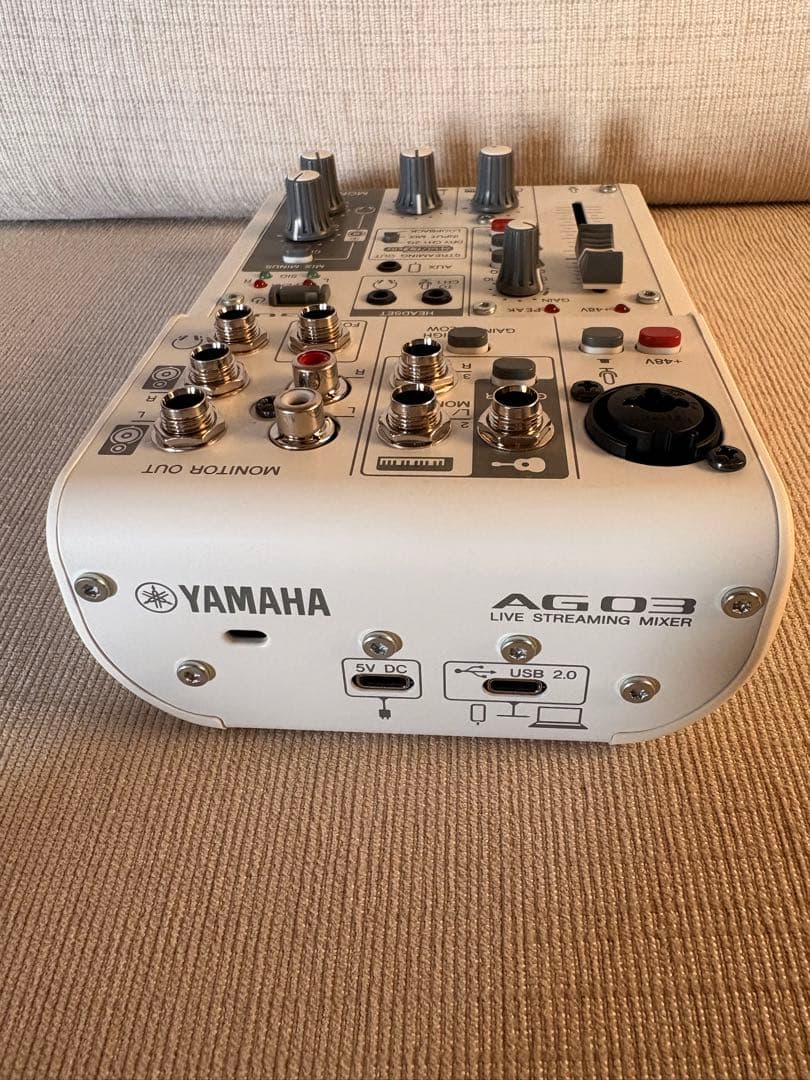 YAMAHA AG03MK2 オーディオインターフェース ミキサー 本体のみ美品