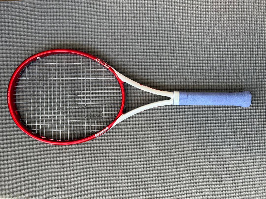 プリンス　BEAST テニスラケット 赤/白