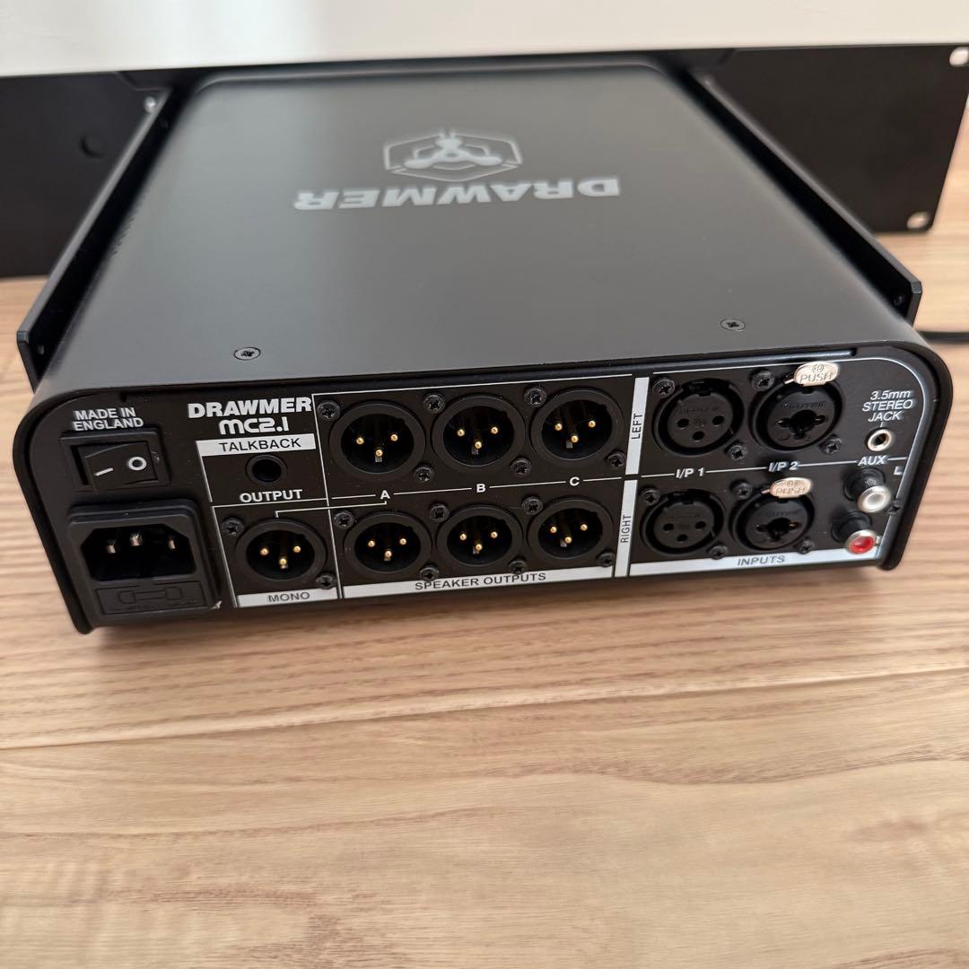 極美品★Drawmer MC2.1 モニターコントローラ+MC RACK KIT