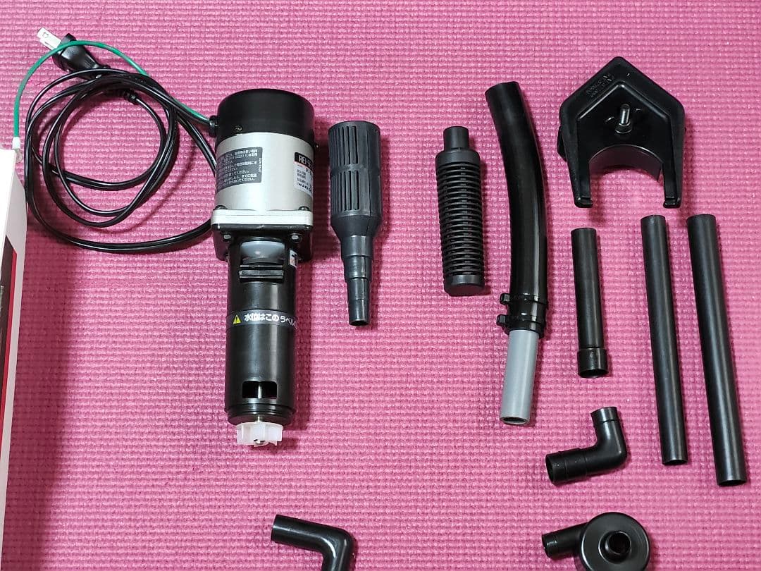 60㎝水槽用上部フィルター コーナーガード レイシーポンプP112Sフルセット