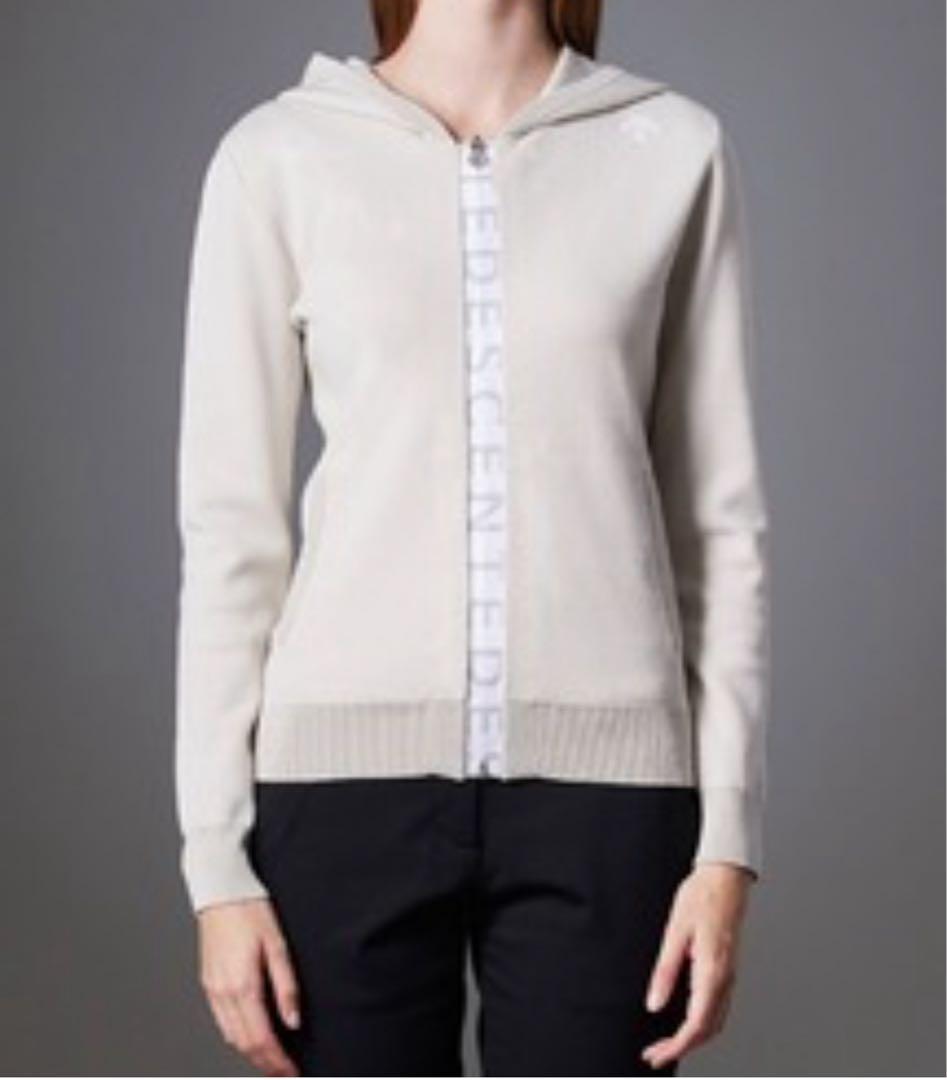 ◽️未使用　DESCENTE デサントゴルフ　ロゴフルジップニット　パーカー　M