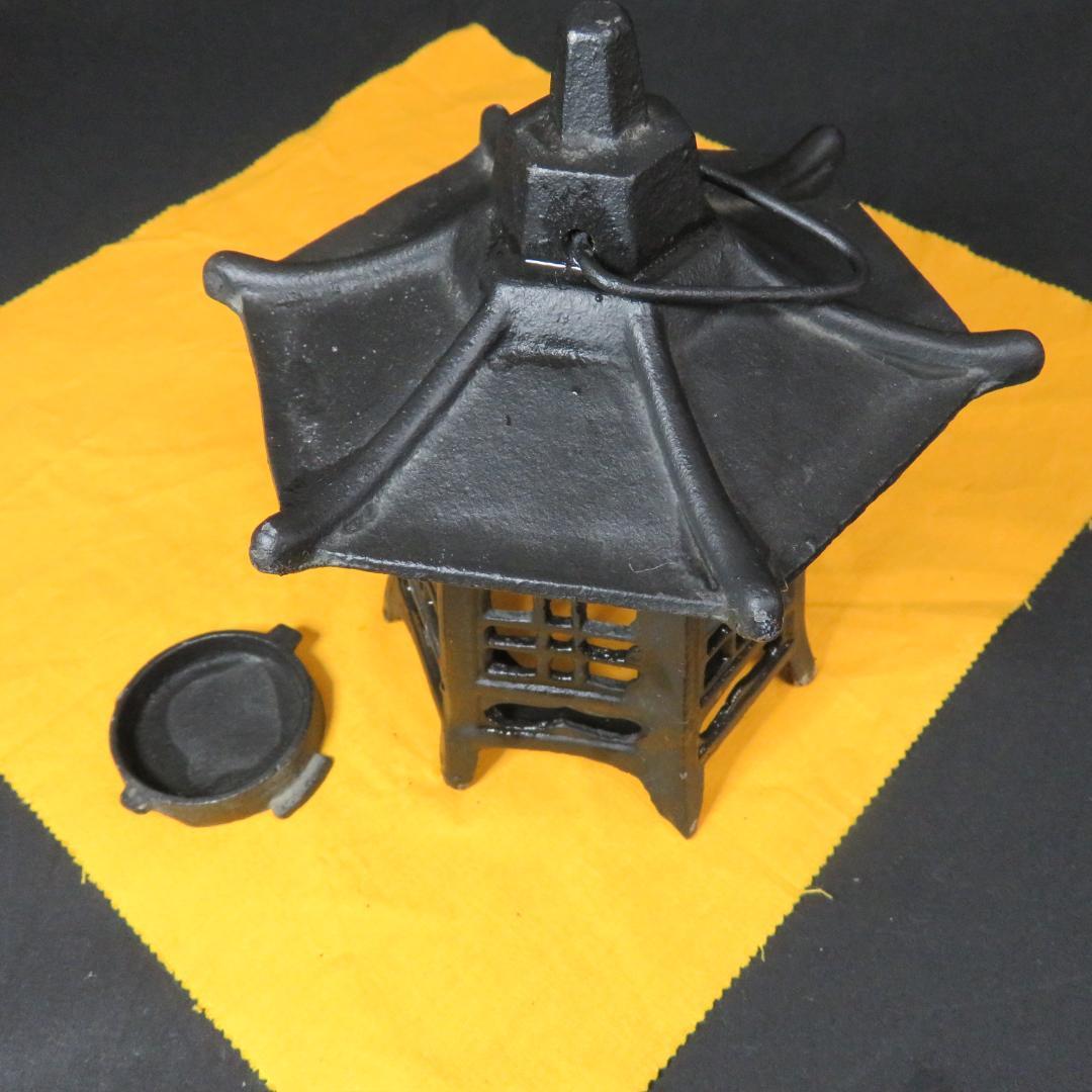 吊り灯篭 吊るし灯篭 南部鉄器 六角洋灯