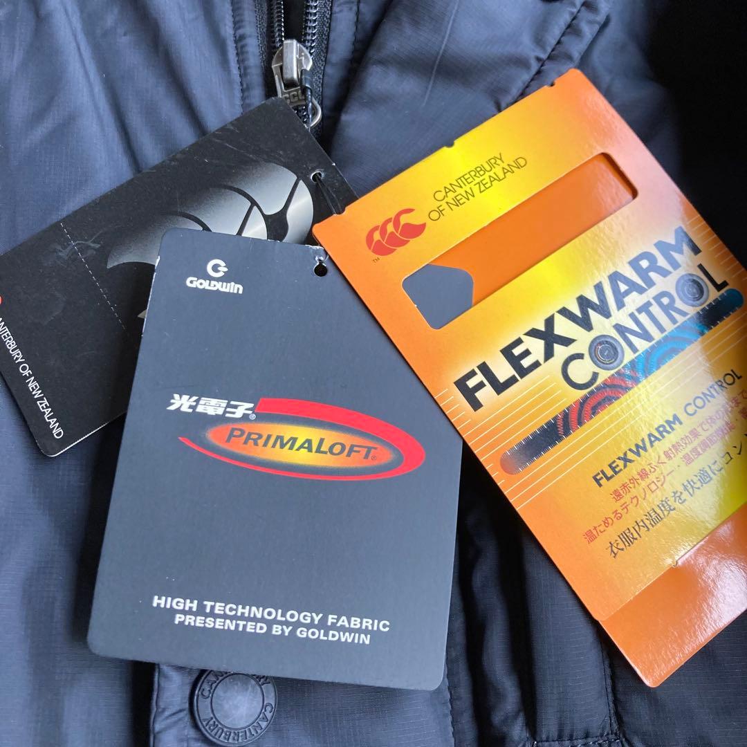 【新品】カンタベリー 2way フード付 ベンチコート 黒　Lサイズ　光電子