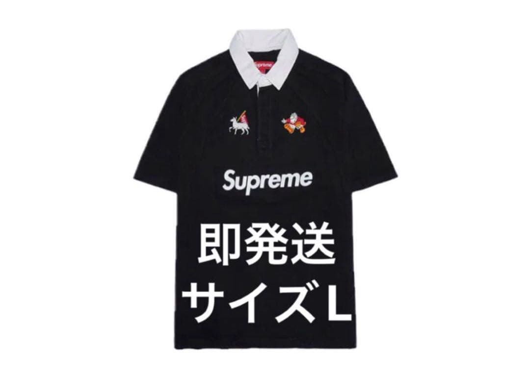 完売品Supreme ラガーシャツ ブラック