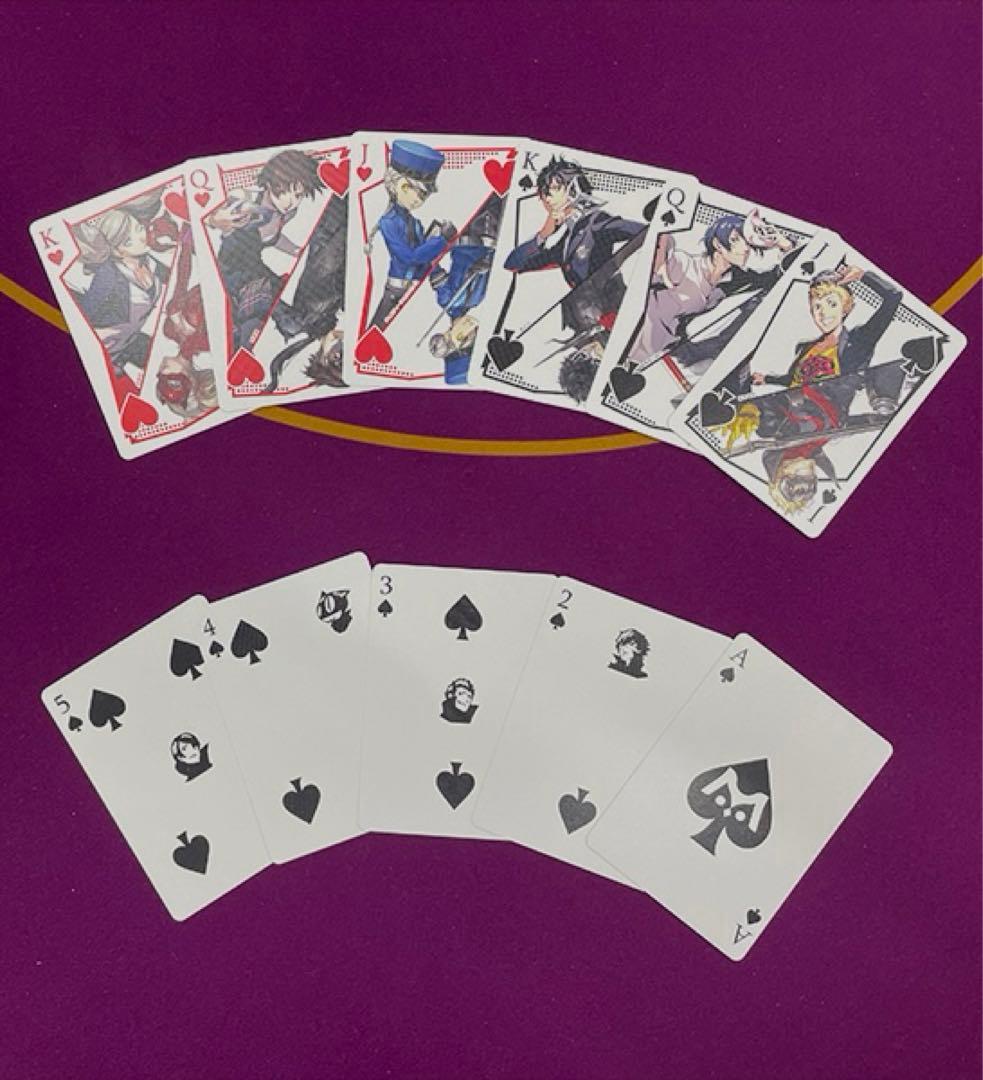 【新品未開封】【非売品】　ペルソナ5　コラボトランプ争奪戦　エムホールデム