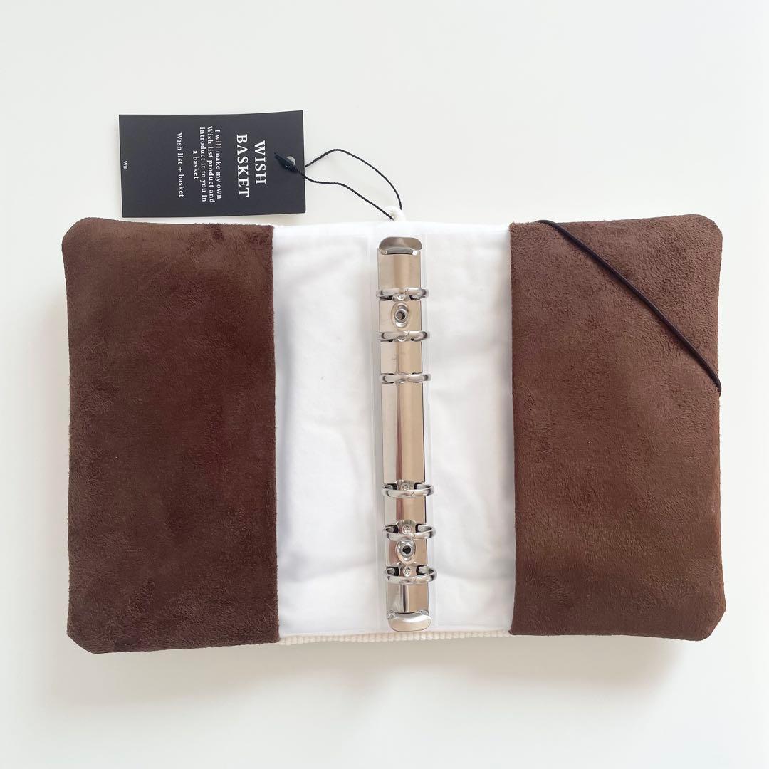 早い者勝ち　韓国　バインダー　カバー　貯金　リフィル　コーデュロイ　ホワイト