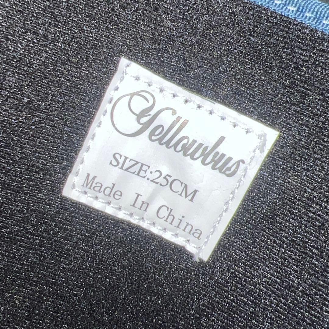 新品未使用 男女兼用 25cm YELLOW BUS ダイヤルブーツ