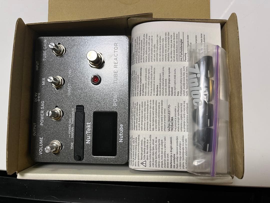 KORG Nu:Tekt POWERTUBE REACTOR Nutube 試奏