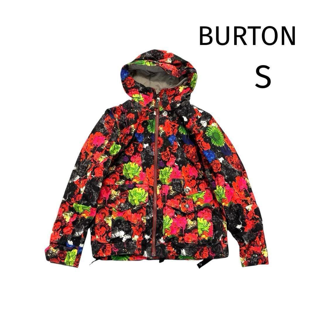 バートン　スノボジャケット　S 花柄　WB METHODJK レディース