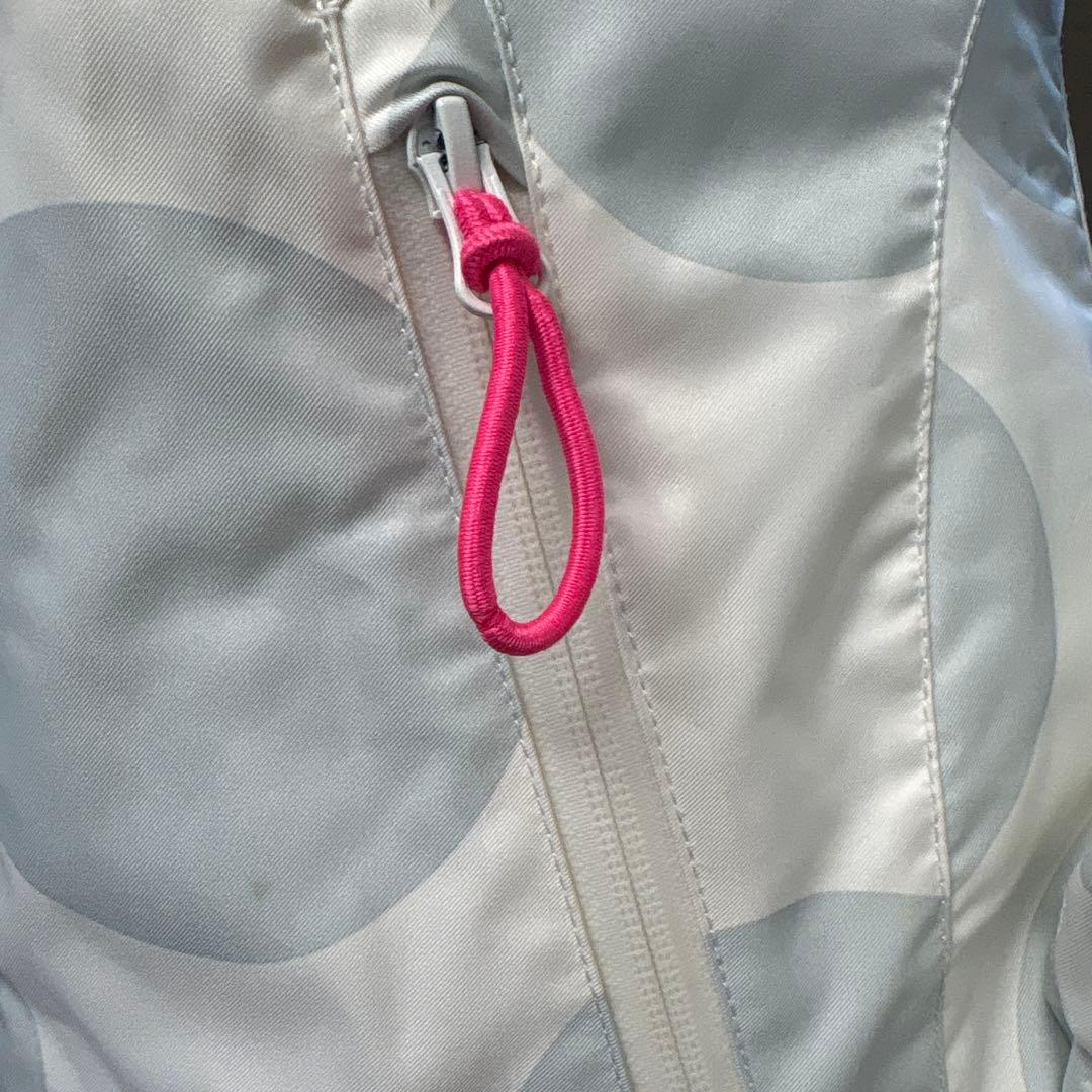 Spyder スキーウェア　白　ピンク 　Mサイズ　水玉　可愛い