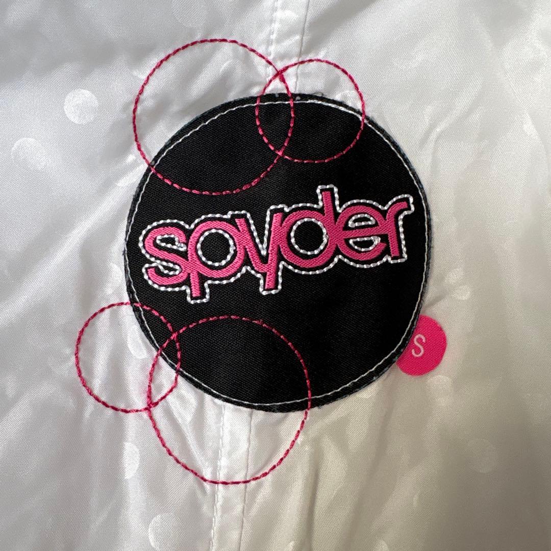Spyder スキーウェア　白　ピンク 　Mサイズ　水玉　可愛い