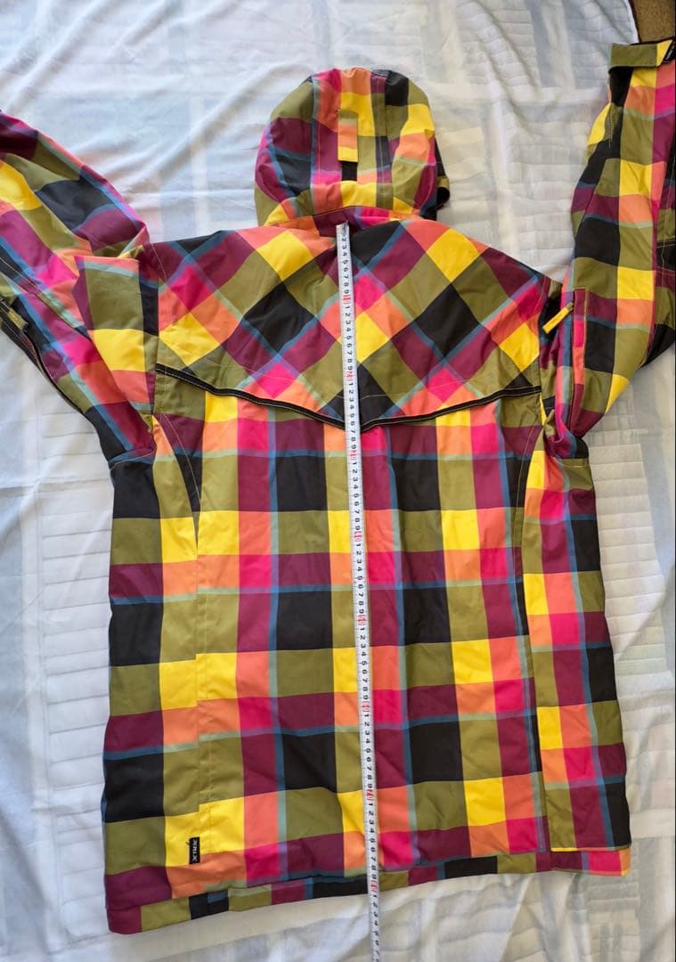 値下げ❗️スノーボードウェア フード付き マルチカラー