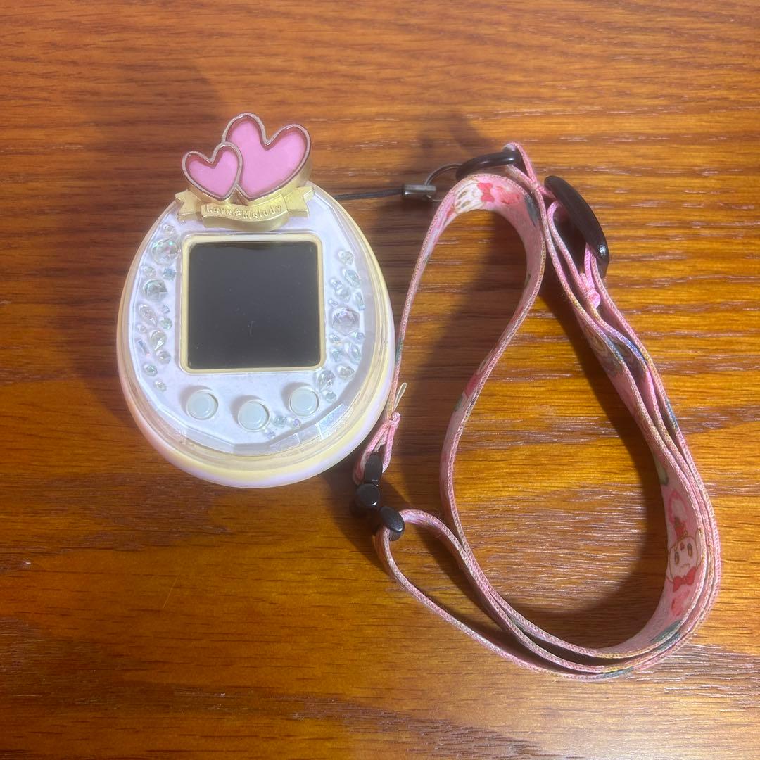 【動作品】 たまごっちピース ピンク ストラップ付き