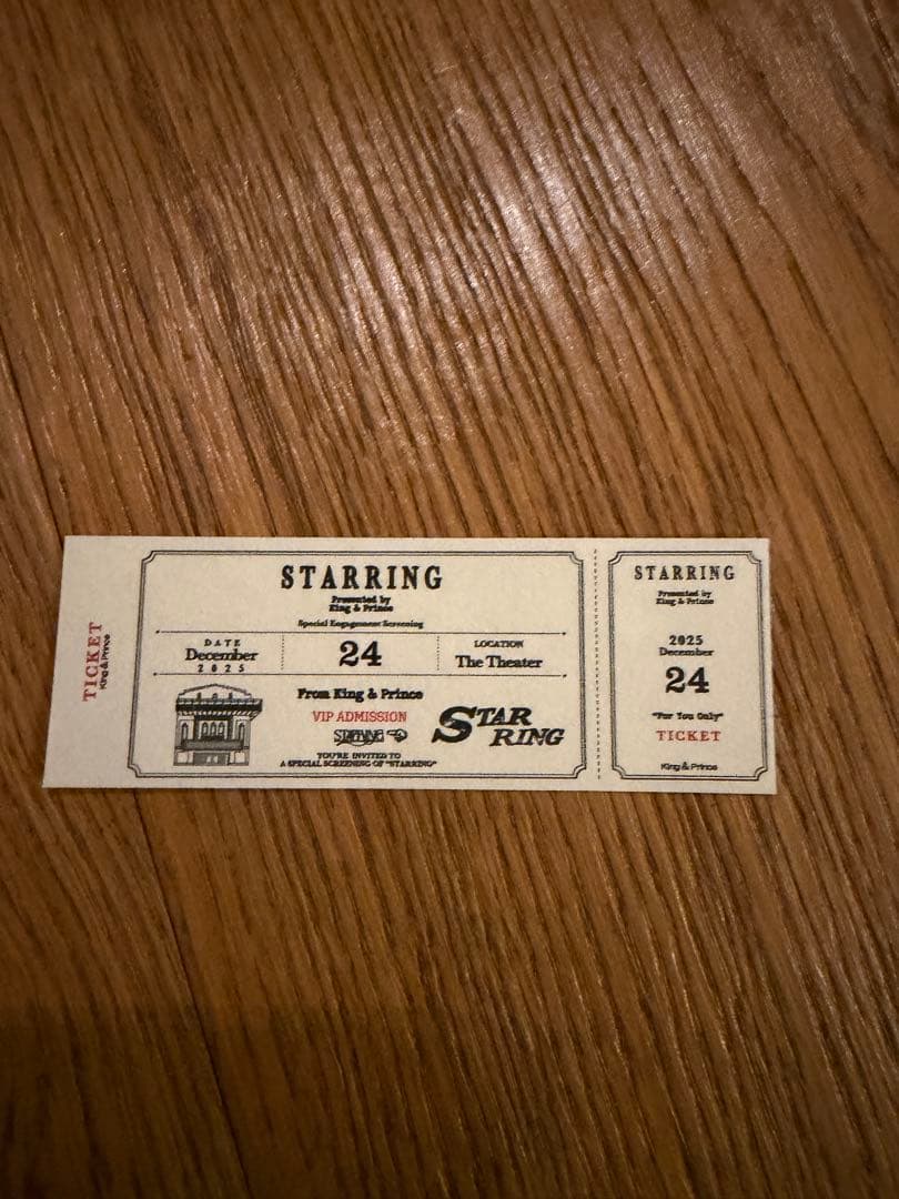 King & Prince STARRING 東京ポップアップ限定グッズ