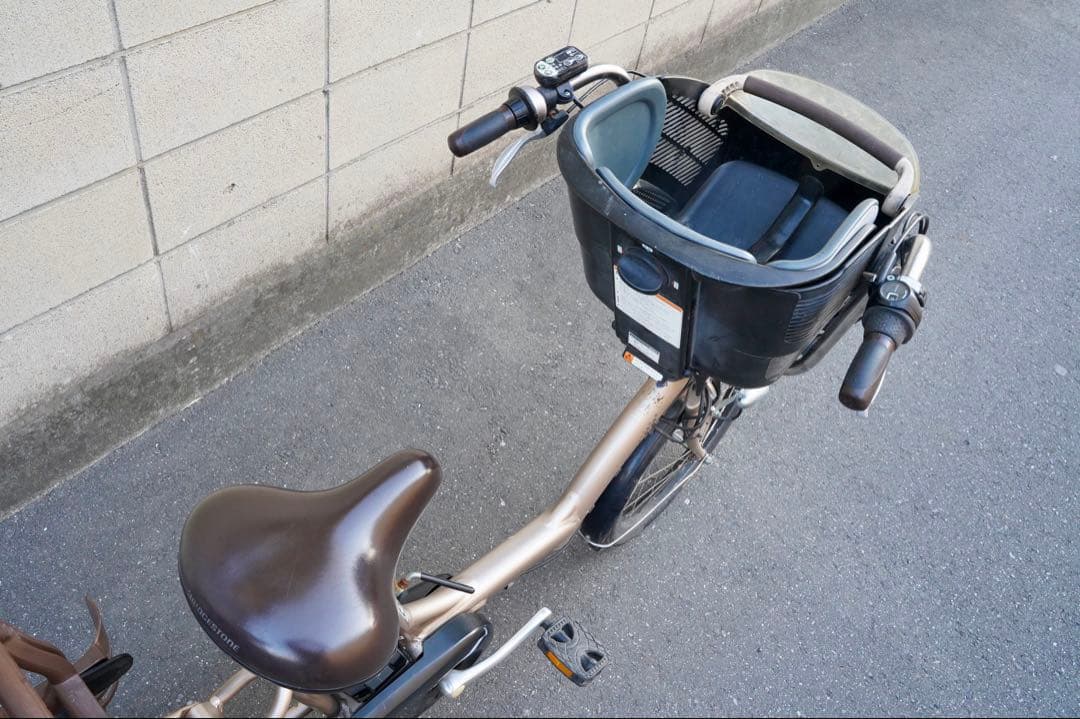 電動自転車 ブリヂストン 20インチ 子供乗せ アシスト 中古 020401